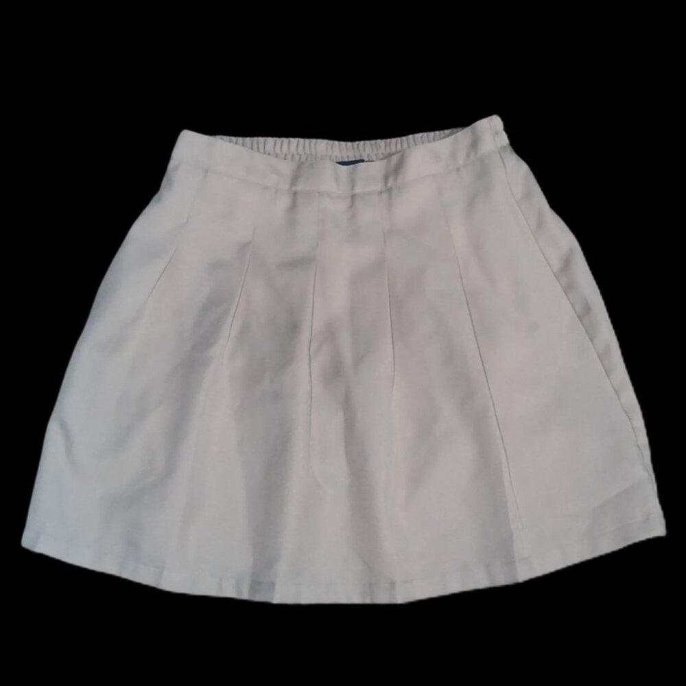 IZOD Approved Schoolwear Girls 16.5 Plus Khaki Skort